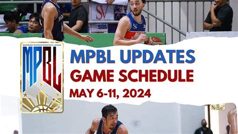 mpbl schedule today